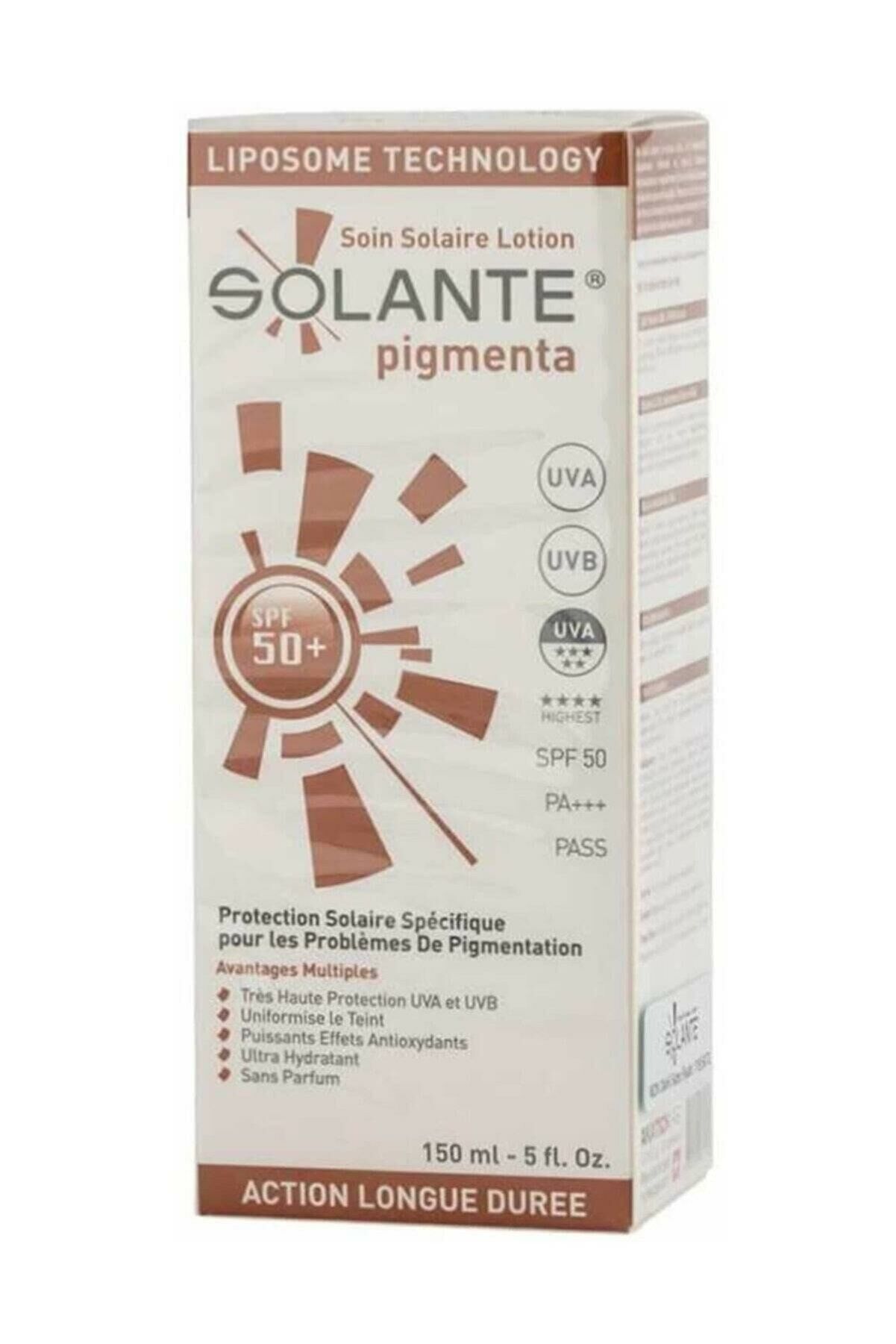 Solante Pigmenta Koyu Lekelere Karşı Güneş Losyonu Spf 50+ 150 ml