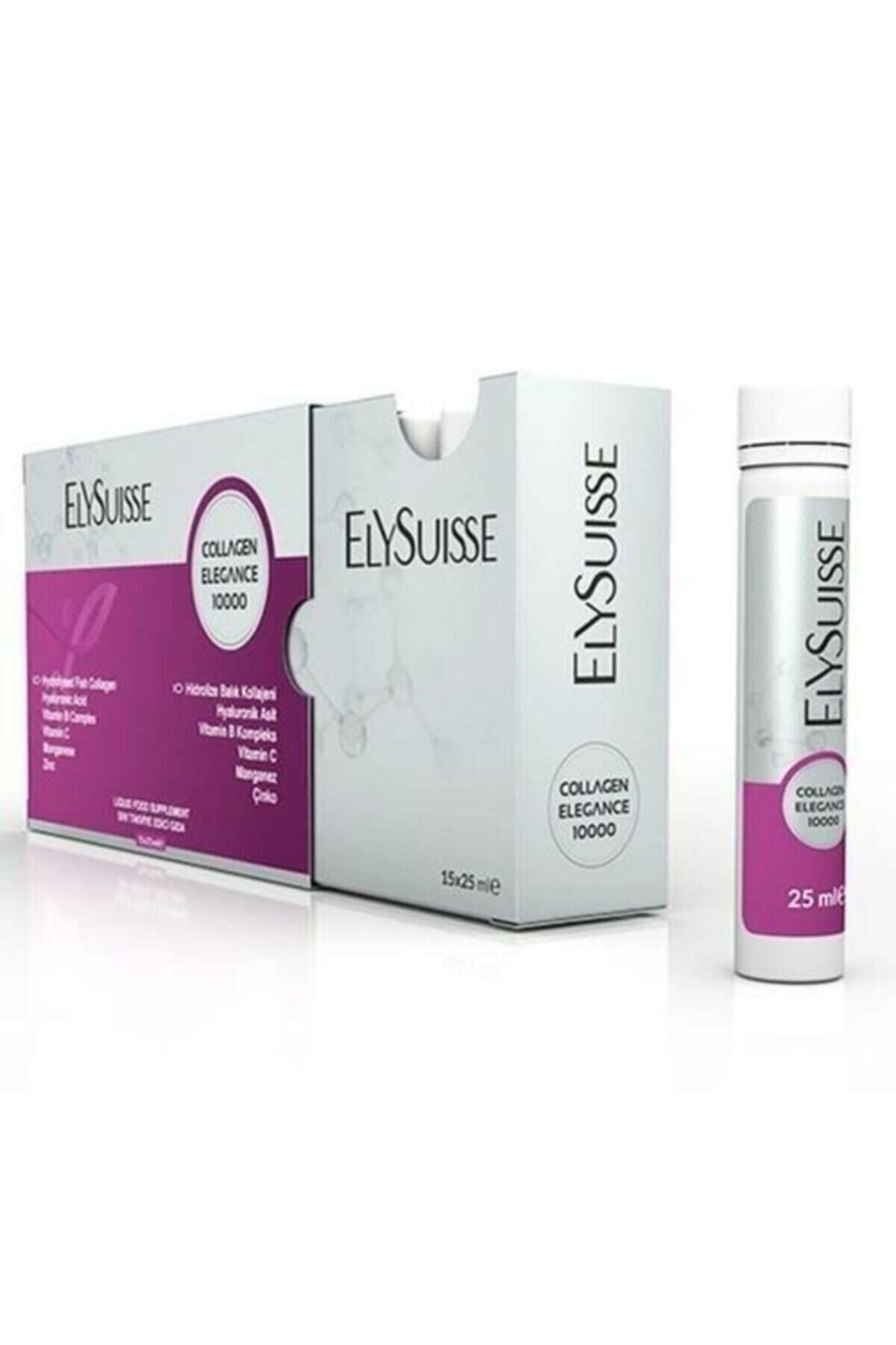 Elysuisse Collagen Elegance 10000 15*25 Ml-Takviye Edici Gıda