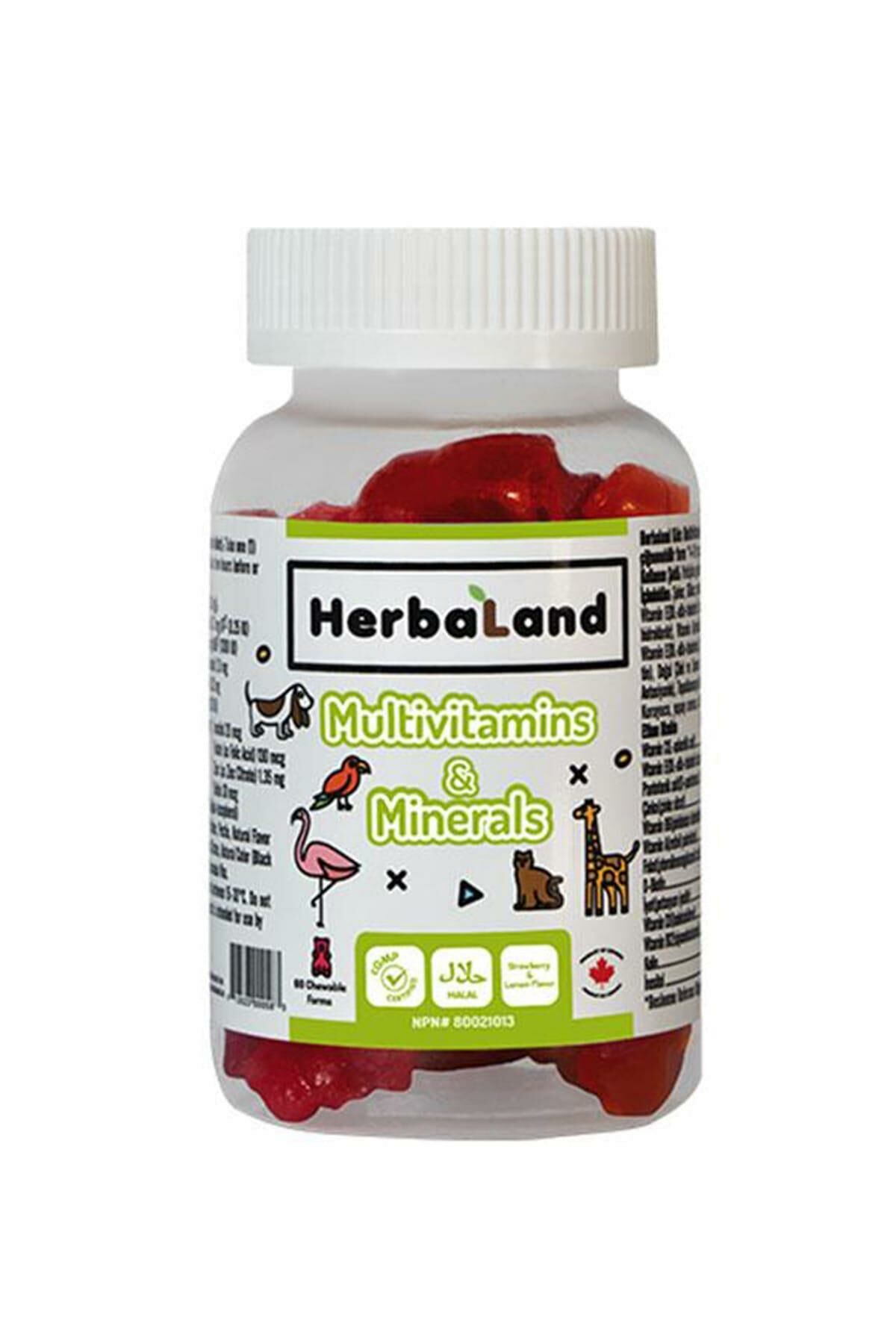 Herbaland Multivitamin & Minerals Gummies 60 Chew