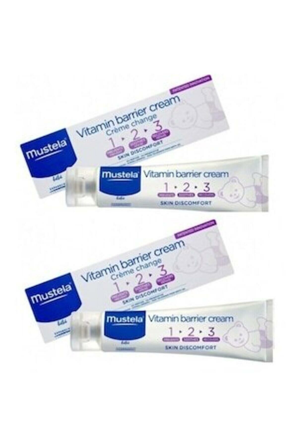 Mustela Vitamin Barrier 1.2.3 Pişik Kremi 50ml 2 Adet