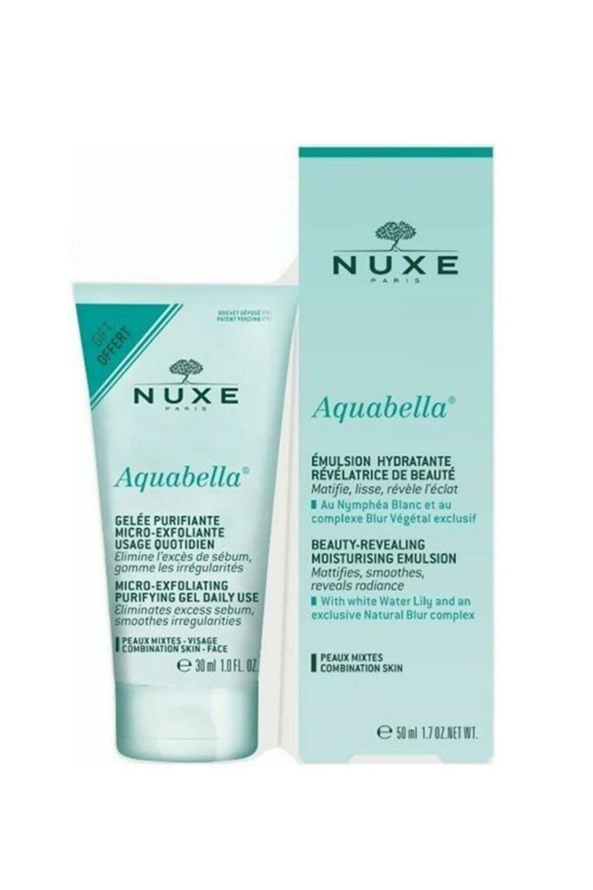 Nuxe Aquabella Hydrantante Emülsiyon 50 ml - Karma Ciltler Için +aquabella Micro 30 ml Hediye