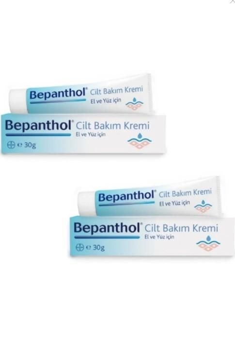 Bepanthol Yüz Ve El Kremi Cilt Bakım Kremi Bepanten 30 gr X 2 Adet