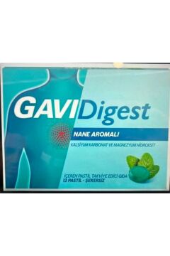 GaviDigest Nane Aromalı 12 Pastil