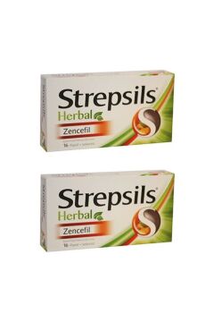 Strepsils Herbal Zencefil Boğaz Pastili X 2 Adet