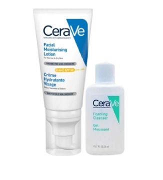 CeraVe Spf50+ Güneş Korumalı Nemlendirici Yüz Kremi+Foam Clean 20 Ml