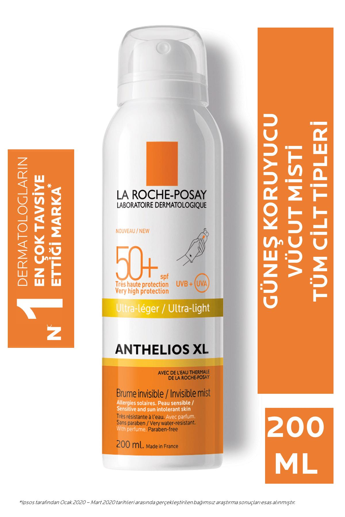 La Roche Anthelios XL Brume Spray SPF50+ 200ml-Güneş Koruyucu Vücur Spreyi