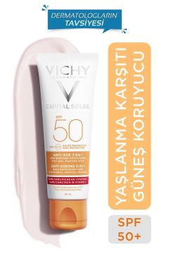 Vichy Anti-Ageing Care 3-in-1 SPF50+ 50ml-Güneş Koruyucu Yüz Kremi