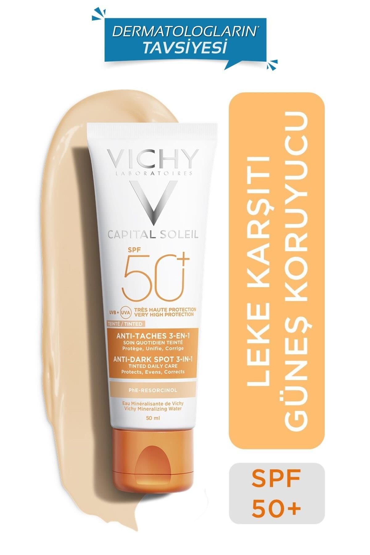 Vichy Anti Dark Spot Daily Care 3-in-1 SPF50+ 50ml-Leke Giderici Krem