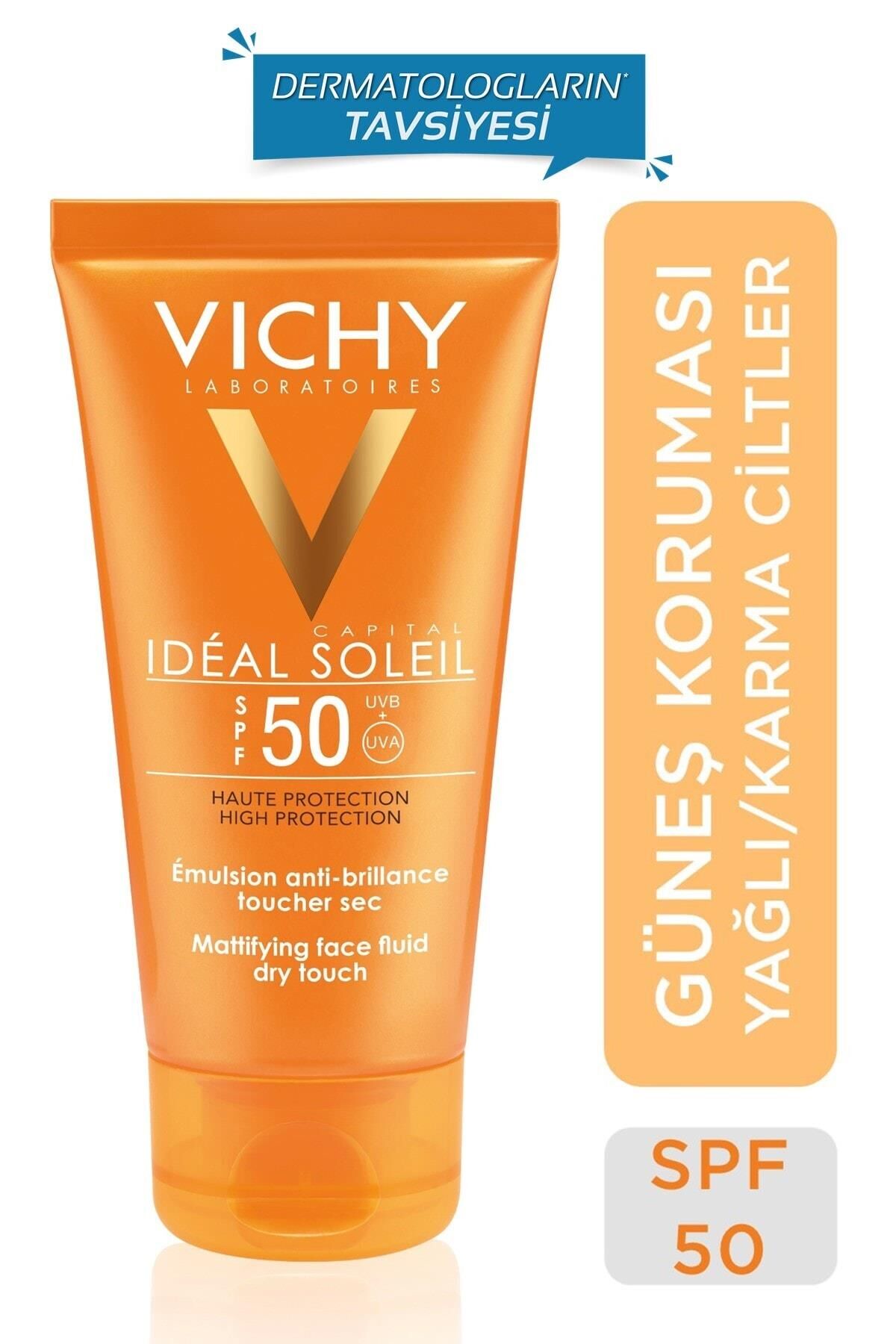 Vichy Ideal Soleil Dry Touch SPF50 50ml-Güneş Koruyucu Krem
