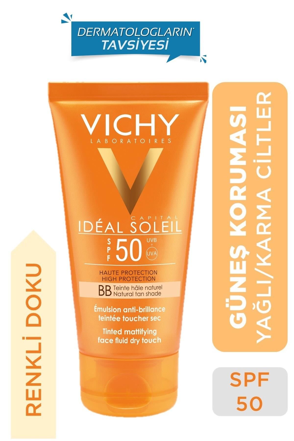 Vichy Capital Soleil Dry Touch Tinted SPF50 50ml-Güneş Kremi