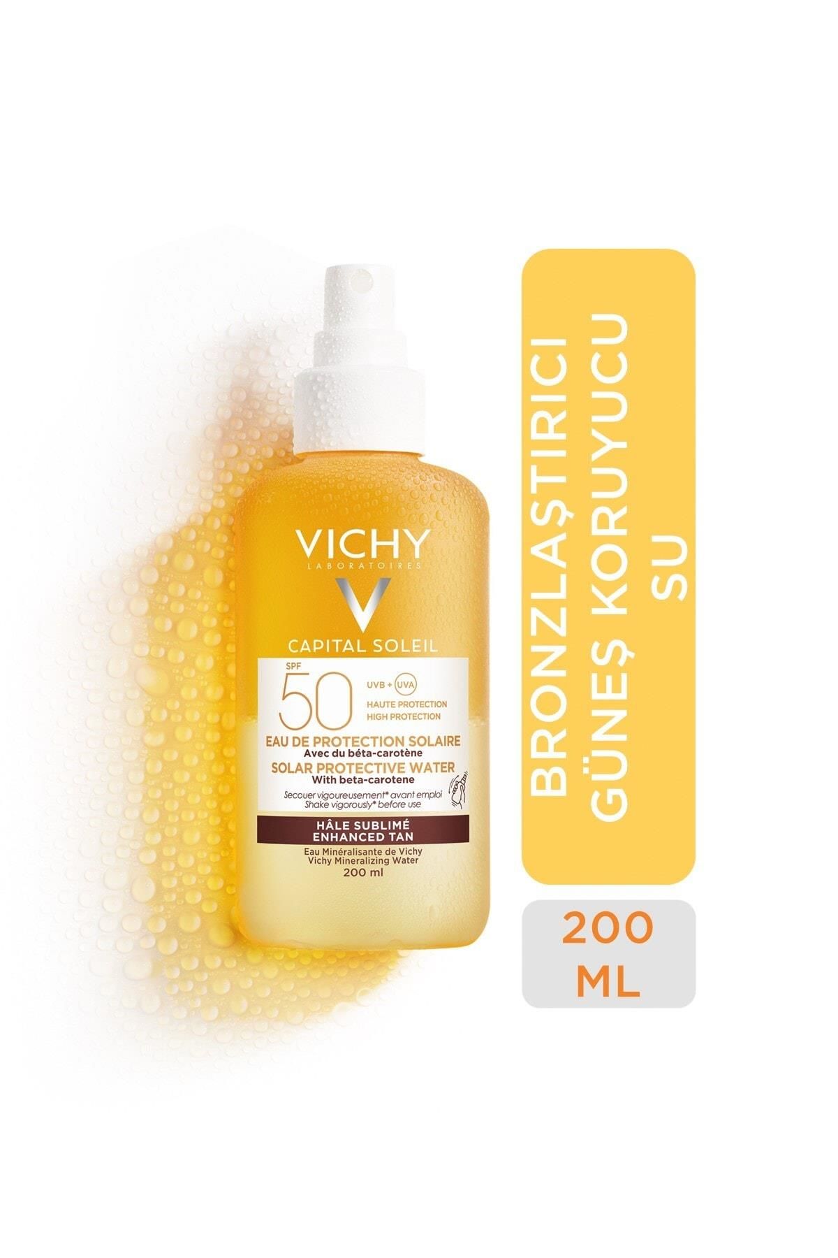 Vichy Capital Soleil Solar Protective Water SPF50 200ml-Güneş Koruyucu Su