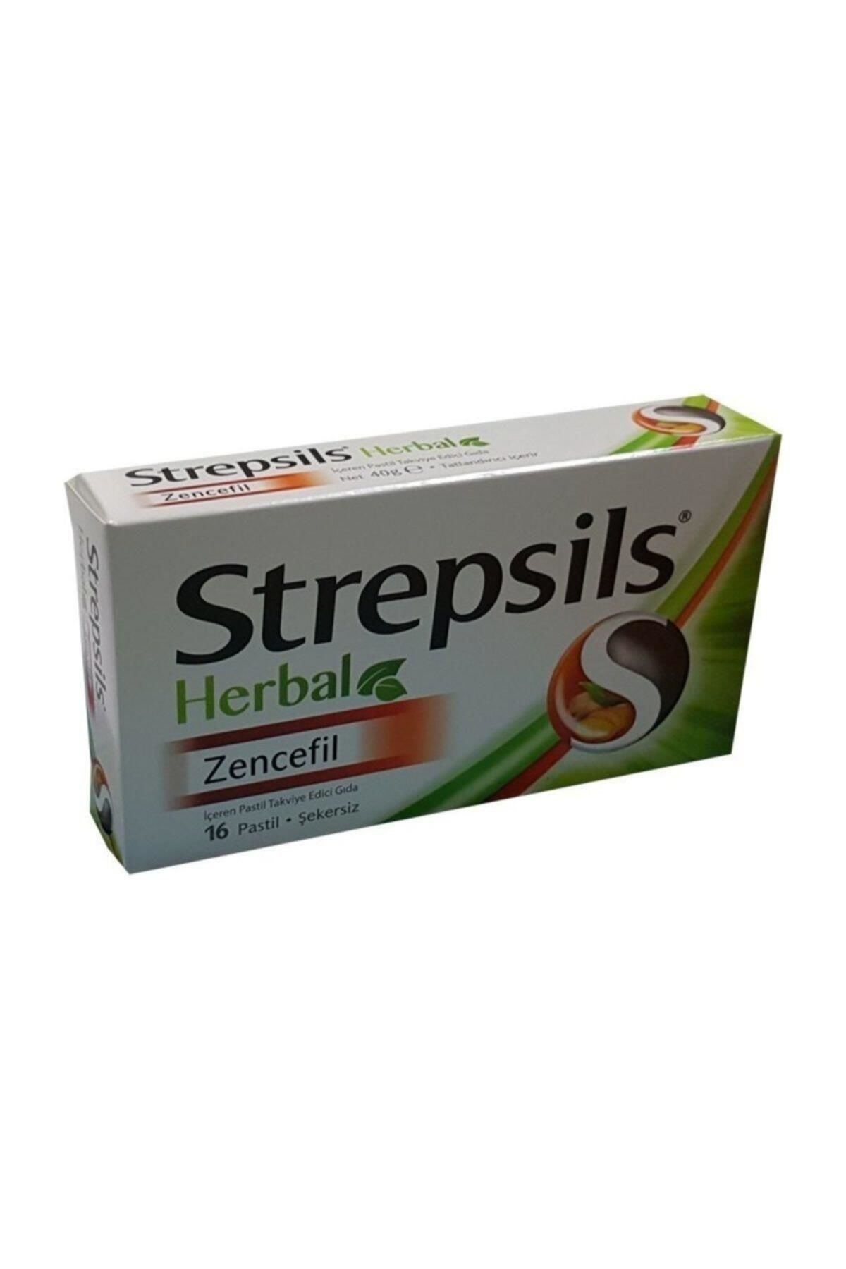 Strepsils Herbal Zencefil 16 Pastil