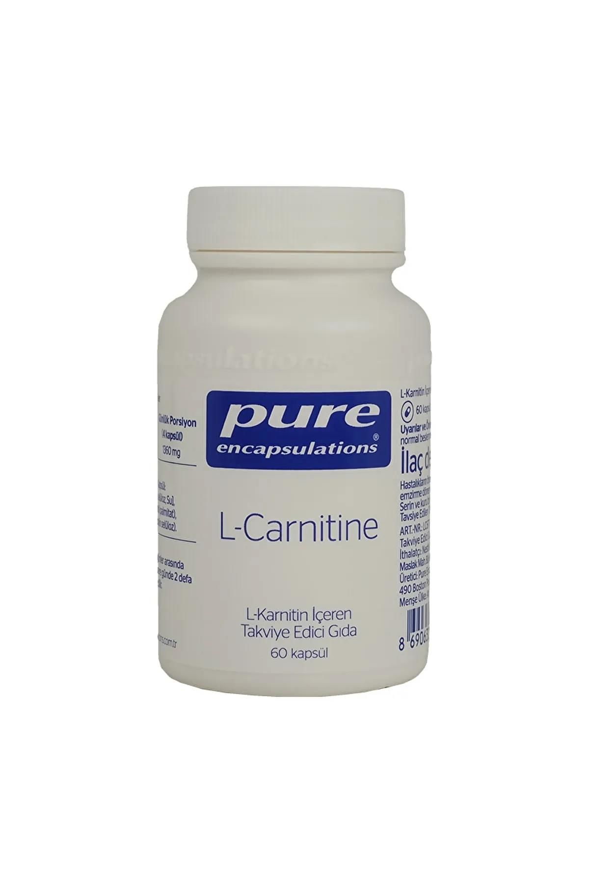 Pure Encapsulations L-carnitine 60 Kapsül