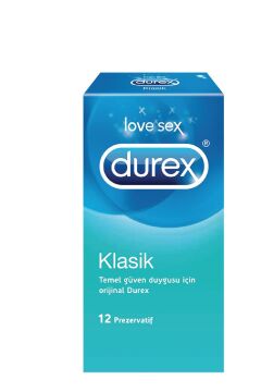 Durex Klasik Prezervatif 12'li