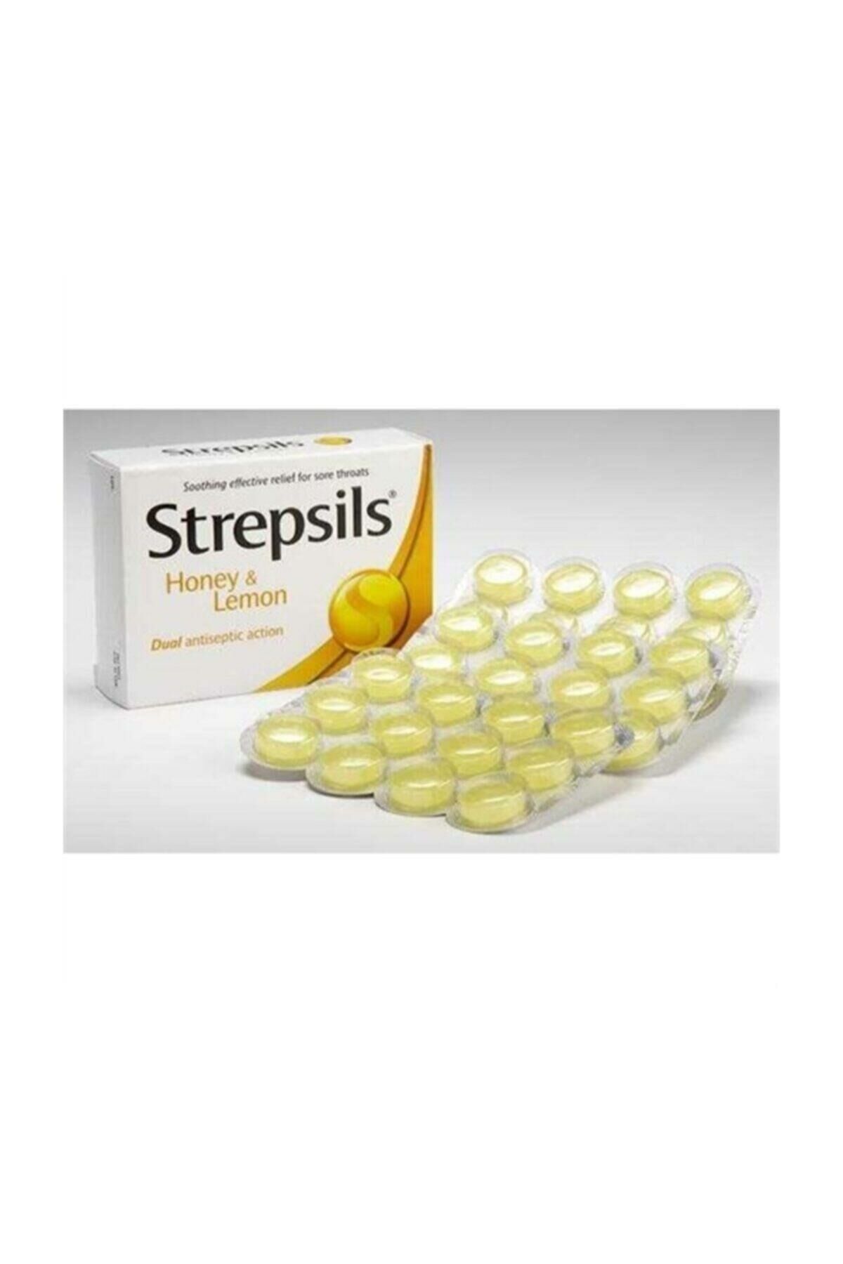 Strepsils Limon Bal Aromalı Pastil