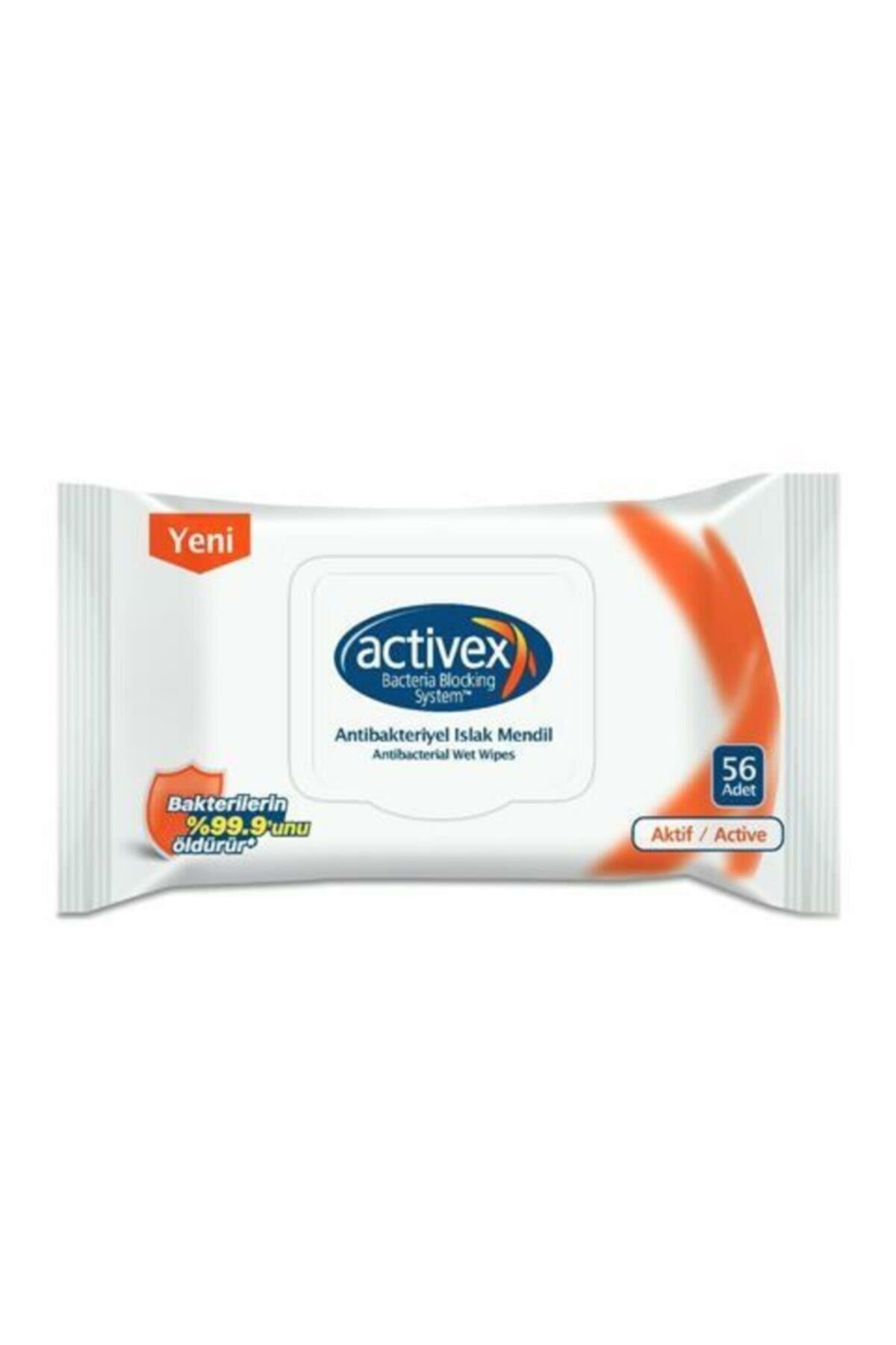 Activex Antibakteriyel Islak Mendil 56 Adet