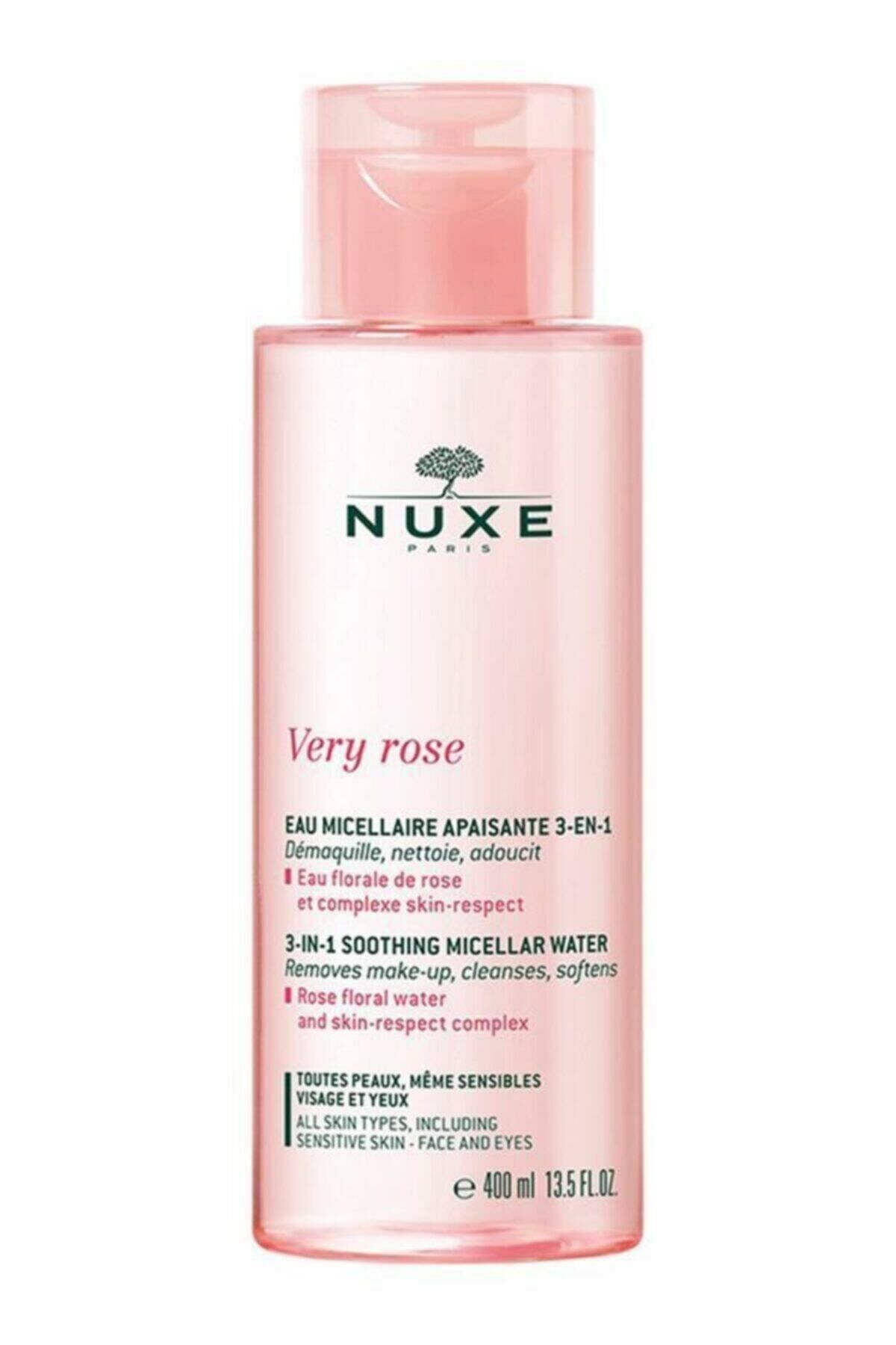 Nuxe Very Rose 3 In 1 Temizleme Suyu 400 ml