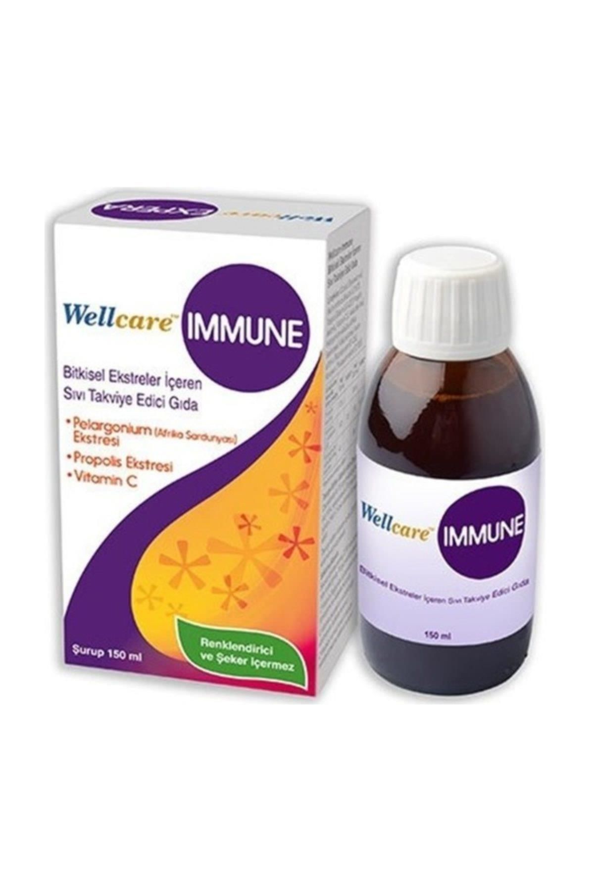 Wellcare Immune Bitkisel Şurup 150 Ml