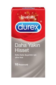 Durex Daha Yakın Hisset Prezervatif 10'lu