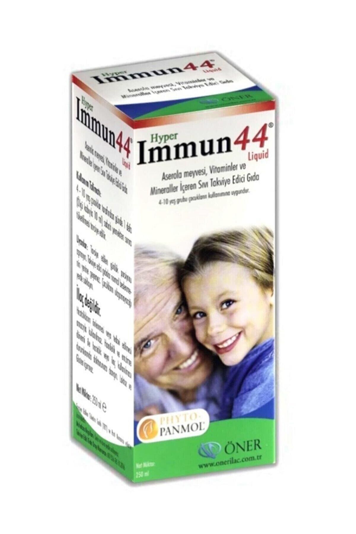 Hyper Immun 44 Liquid Aserola Meyvesi,vitaminler ve Mineraller İçeren Sıvı Takviye Edici Gıda