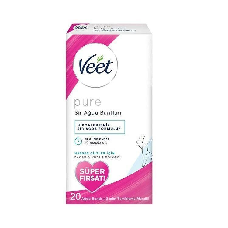 Veet Tuy Dokucu Pure Sır Agda Bandı Super Fırsat 20 Lı