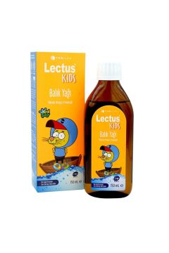 Tab İlaç Lectus Kids Kral Şakir Portakal Aromalı Balık Yağı 150 ml