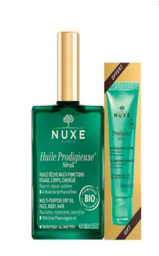 Nuxe Huile Prodigieuse Neroli Çok Amaçlı Kuru Yağ 100 ml + Nuxe Prodigieux Neroli Duş Jeli 30 ml