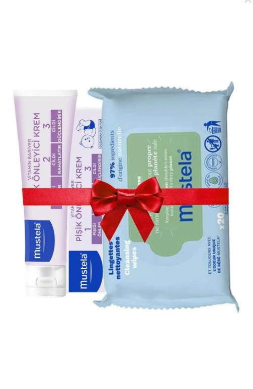 Mustela Pişik Kremi 100ml + 60'lı Ekolojik Islak Mendil