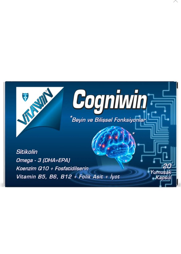 Vitawin Cogniwin Sitikolin DHA 20 Kapsül
