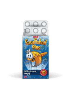 EasyFishoil Plus Tutti Frutti Çiğnenebilir Jel Tablet