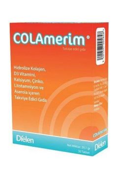Colamerim Kollajen Çinko&D3 Vitamin&Kalsiyum