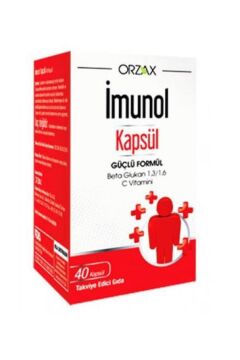 İmunol Beta-Glukan&Vitamin C 40 Kapsül-Besin Takviyesi