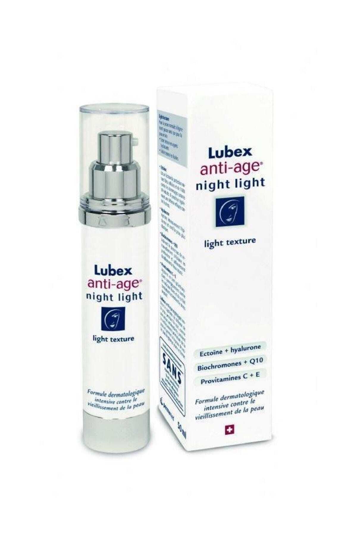 Lubex Anti Age Night Light 50 Ml-Yaşlanma Karşıtı Nemlendirici Gece Kremi