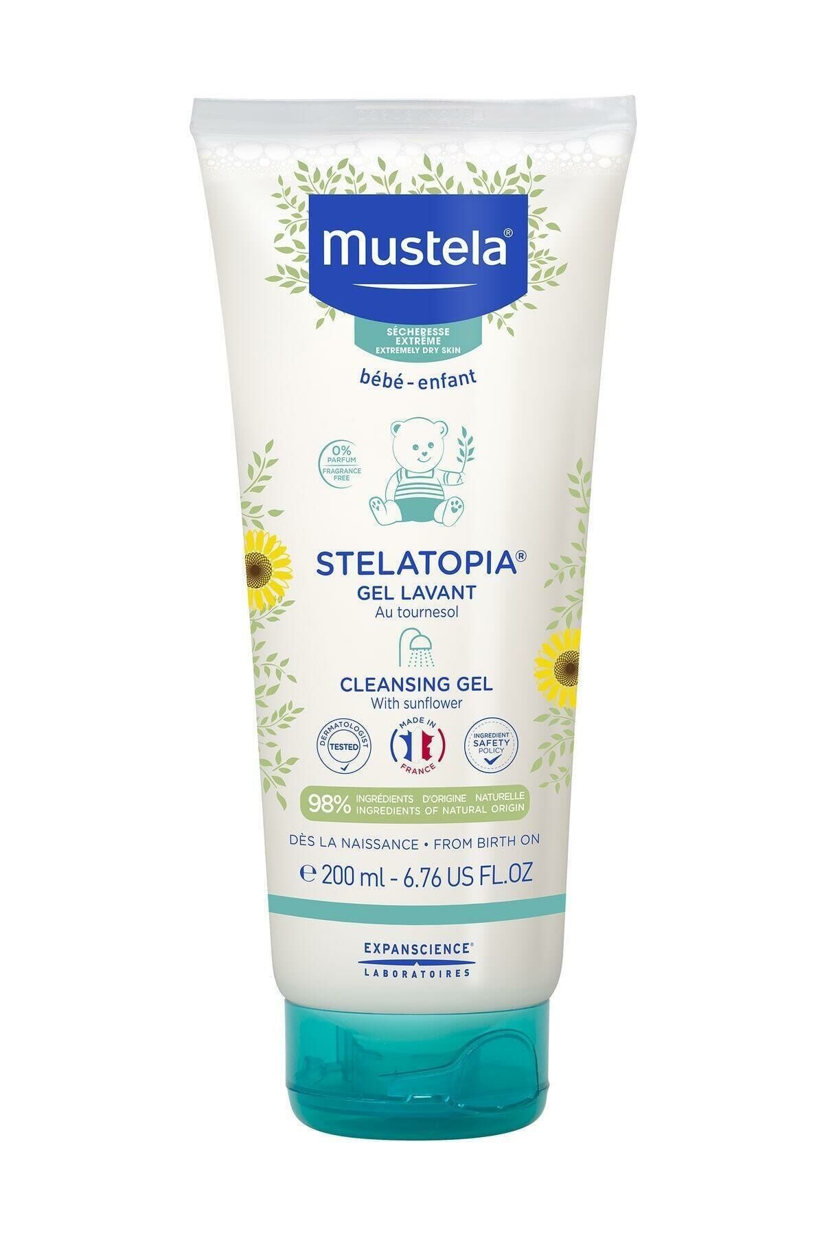 Mustela Stelatopia Çok Kuru Ciltler İçin Şampuan 200 ml