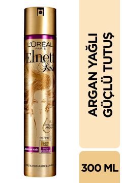 Loreal Paris Elnett Argan Yağı Güçlü Tutuş Saç Spreyi 300 ml