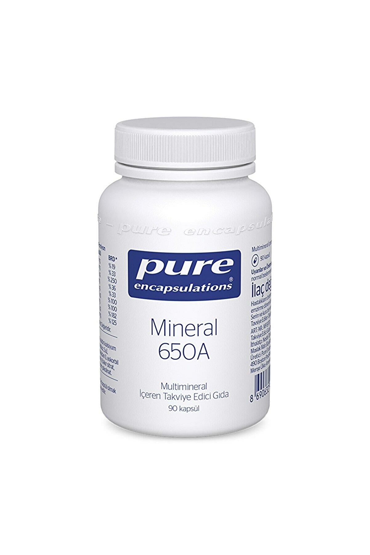 Pure Encapsulations Mineral 650 A 90 Kapsül