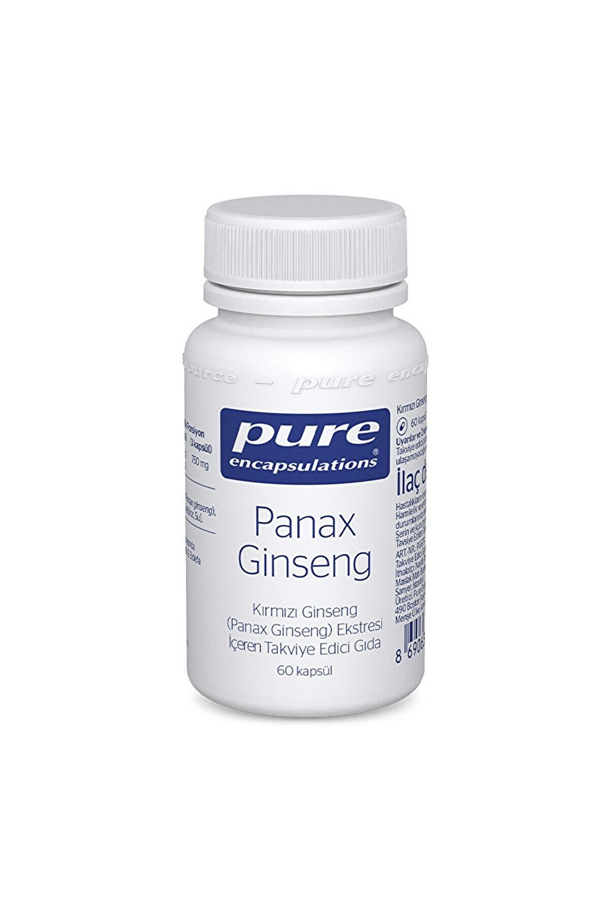 Pure Encapsulations Panax Ginseng 60 Kapsül