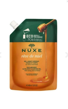 Nuxe Eco Refill Rich Washing Gel 400ml Reve De Miel