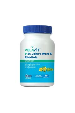 Velavit V-St.Johns Wort Rhodiola 30 Kapsül