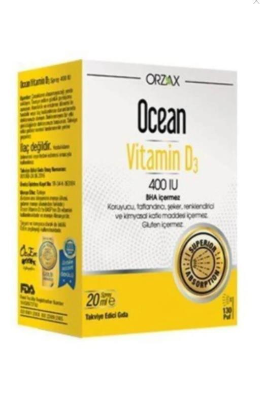 Ocean Vitamin D3 400'ıu Sprey 20ml
