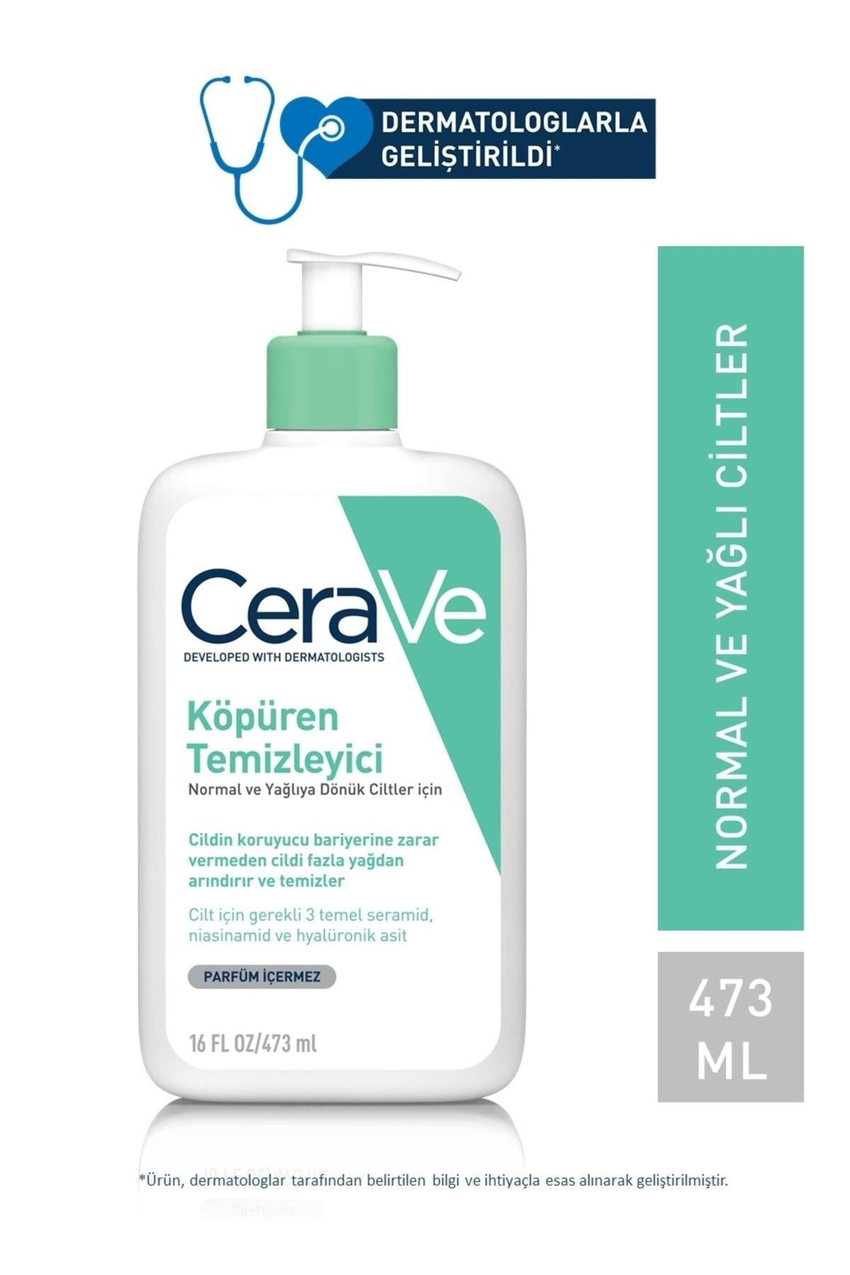 Cerave Foaming Cleanser 473 Ml-Köpüren Temizleme Jeli