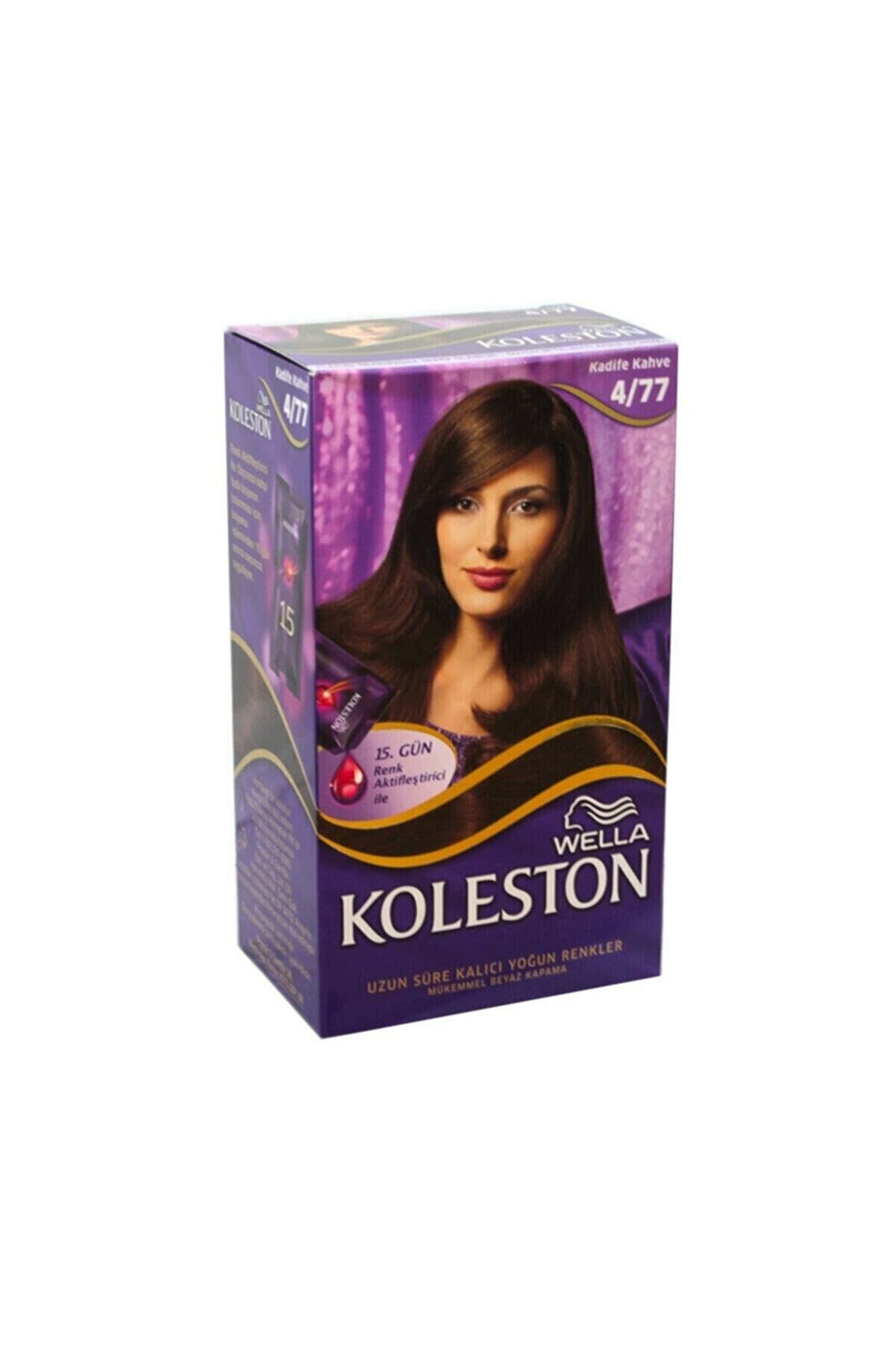 Wella Kit Saç Boyası 4/77 Kadife Kahve