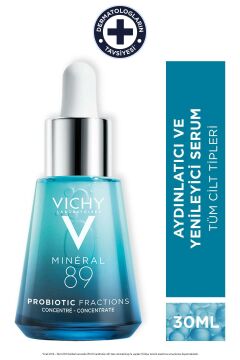 Vichy Mineral 89 Probiotic Serum 30 Ml-Aydınlatıcı ve Yenileyici Serum