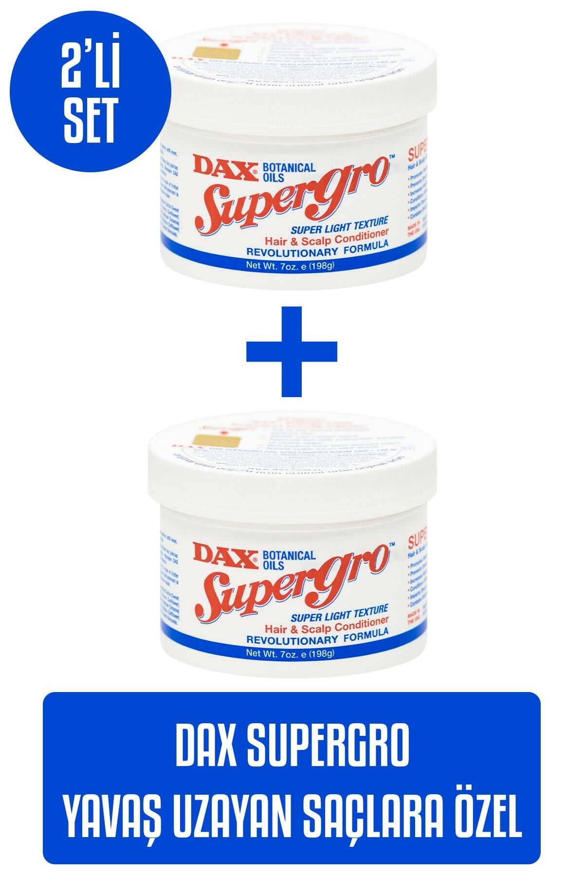 Supergro Saç Bakım Yağı 198 Gr 2'li set