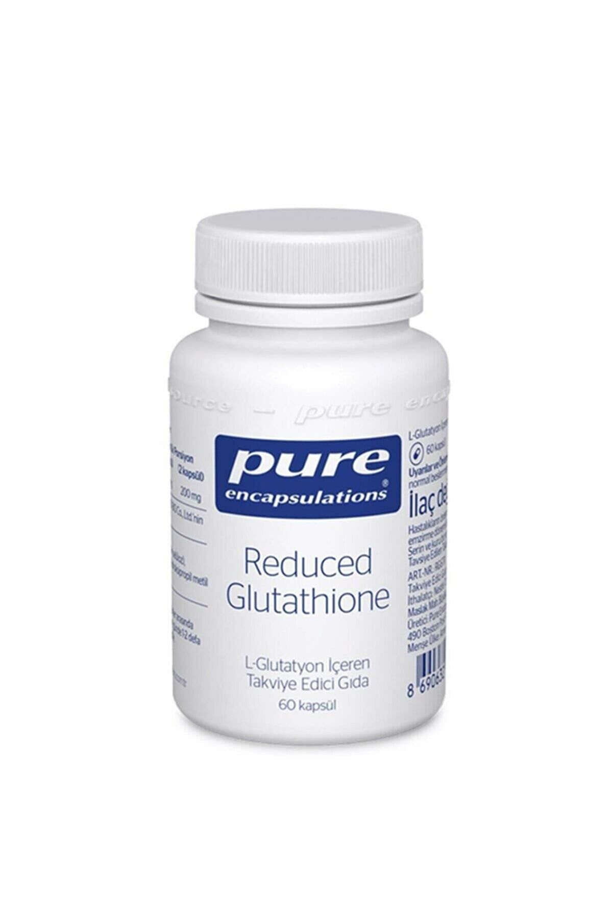 Pure Encapsulations Reduced Glutathione L-glutatyon 60 Kapsül