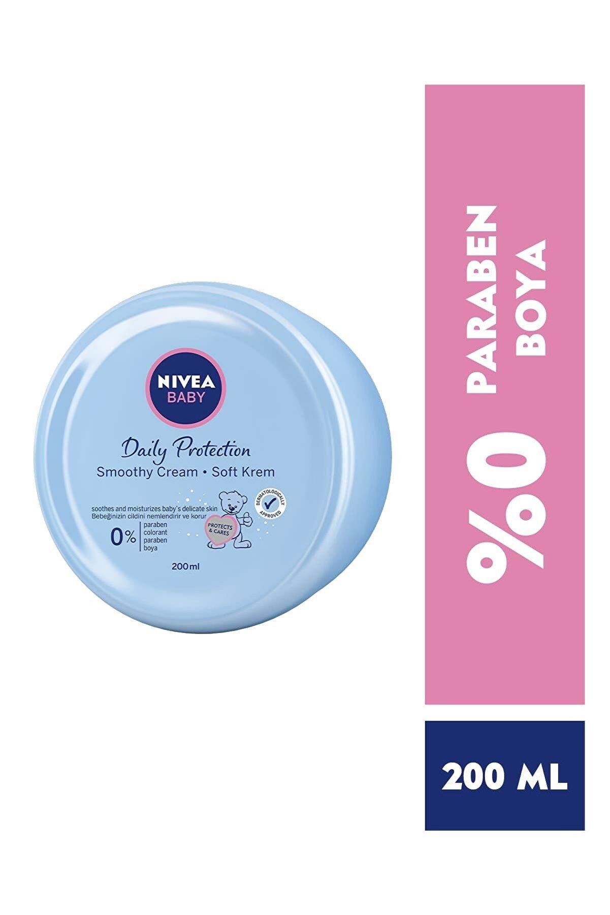 Nivea Baby Baby Günlük Koruma Soft Krem 200 ml,Bebek Bakım, Bebek Nemlendirici