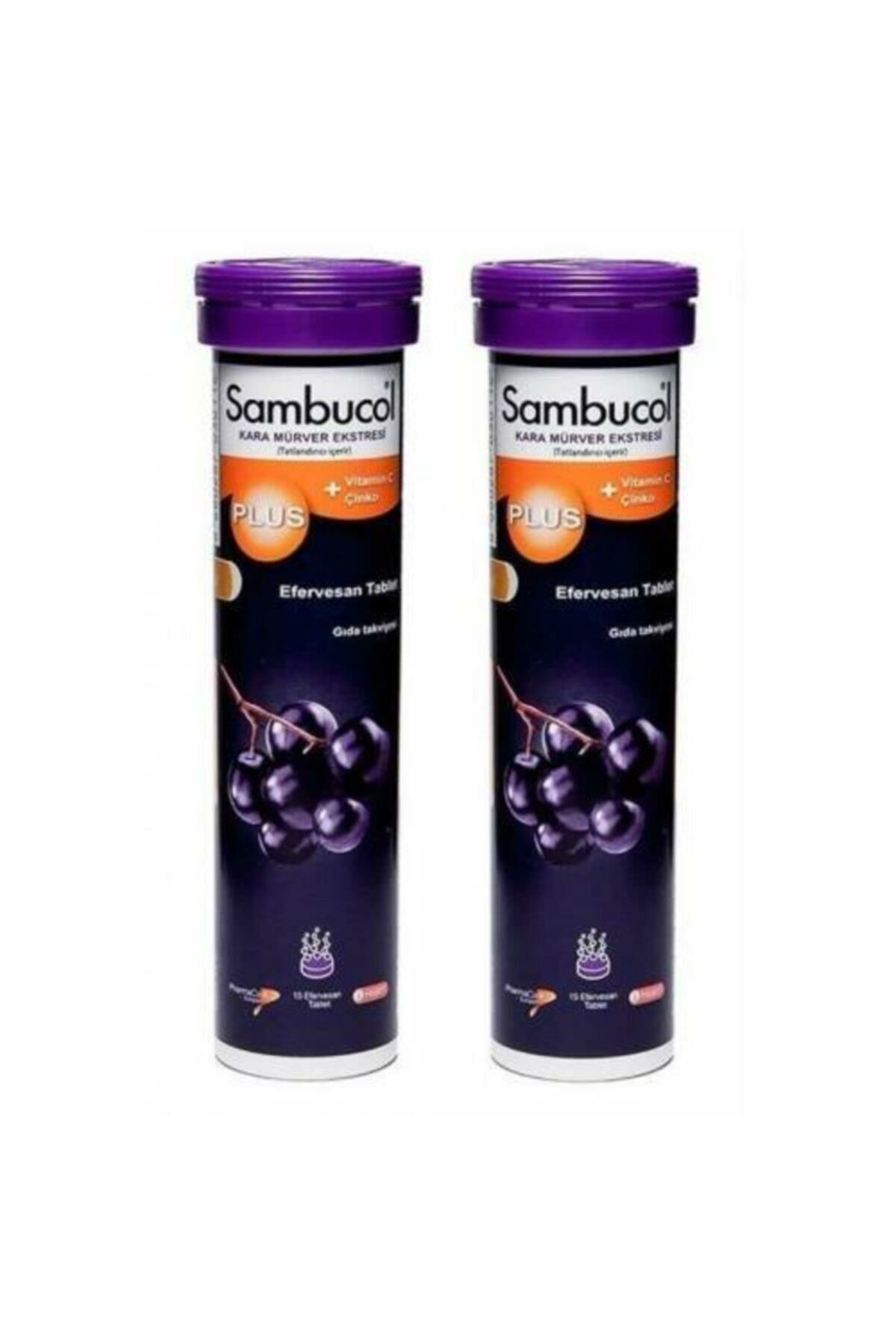 Sambucol Plus 15 Efervesan Tablet 2'li-Takviye Edici Gıda