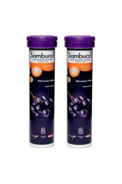 Sambucol Plus 15 Efervesan Tablet 2'li-Takviye Edici Gıda