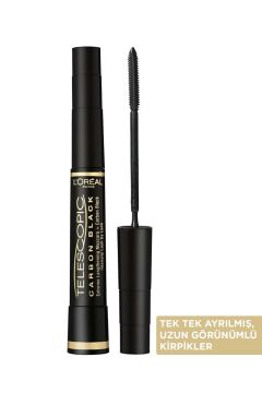 Loreal Paris Telescopic Extra Black Mascara-Ekstra Siyah Teleskopik Maskara