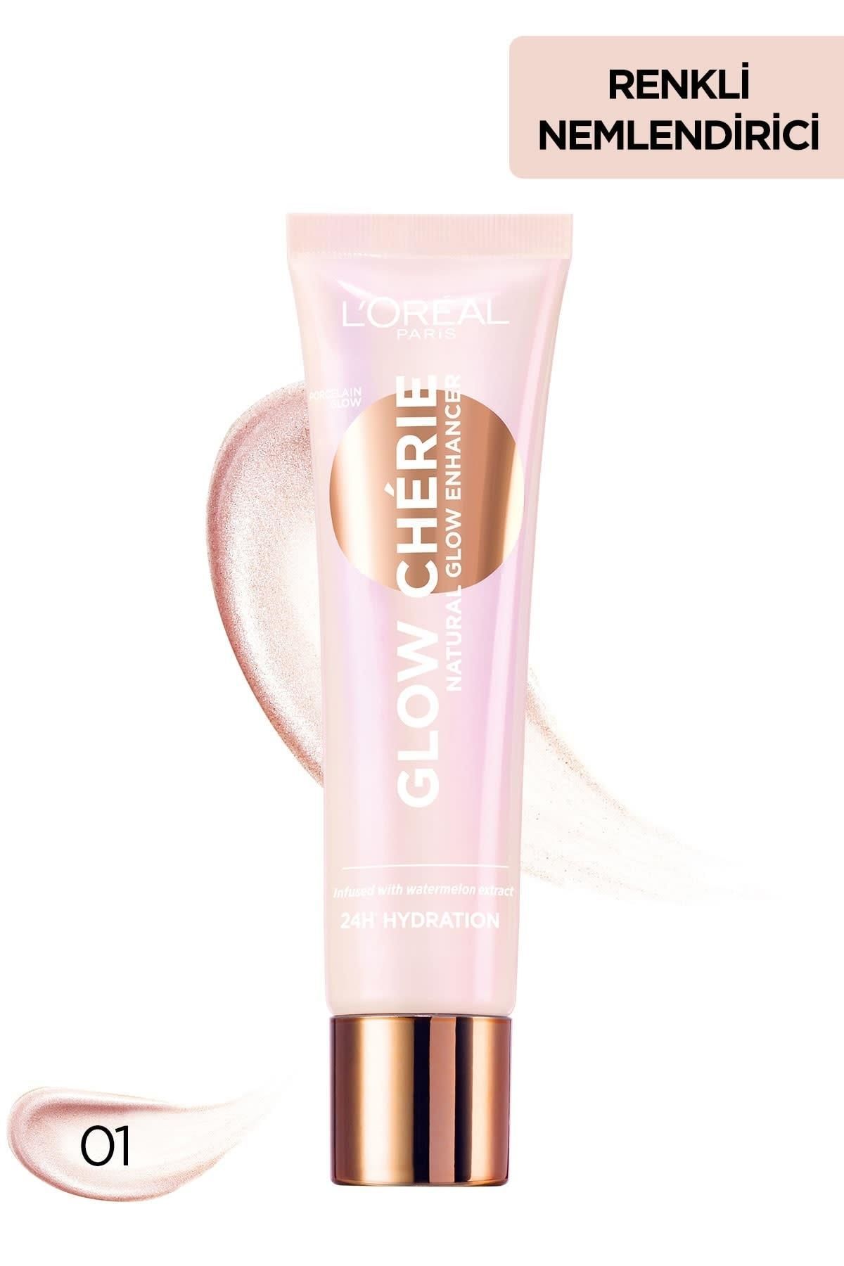 Loreal Paris Glow Cherie Highlight 01 Light-Renkli Nemlendirici